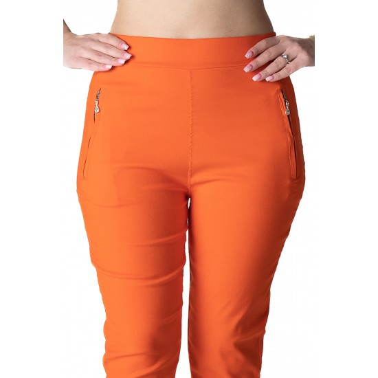 Pantaloni Adeline Dama Masura Mare,Portocaliu